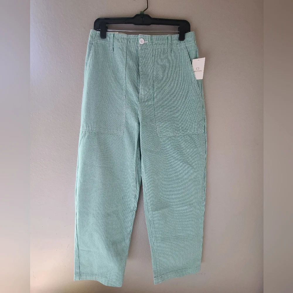 Brixton Vancouver utility pant. Leprechaun super high waisted straight leg. - Picture 4 of 14